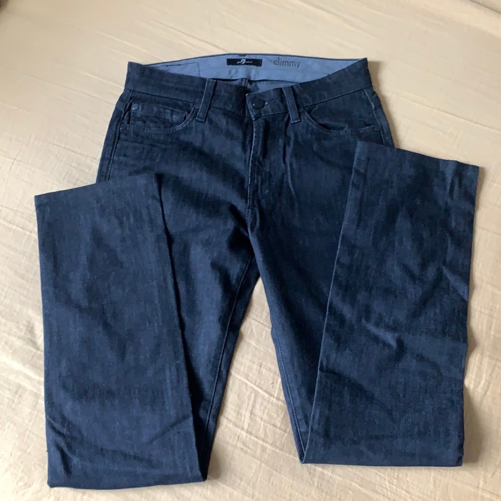 NWOT, 7 for all mankind, men’s charcoal gray jeans, size 28